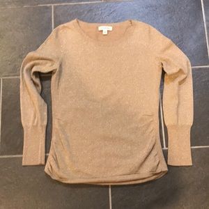 Banana Republic Gold Sparkle Sweater